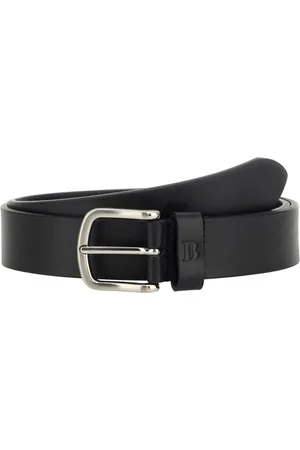 Boggi Milano Accessoires, Heren, Zwart, 90 CM, Leren Riem