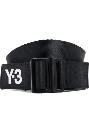 Y-3 Accessoires, Heren, Zwart, S, Nylon, Logo Print Verstelbare Riem