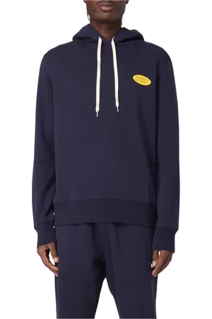 Autry Sweatshirts & Hoodies, Heren, Blauw, L, Katoen, Blauwe Logo Hoodie voor Mannen