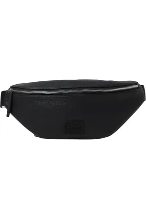 HUGO BOSS Tassen, Heren, Zwart, ONE Size, Moderne Leren Heuptas