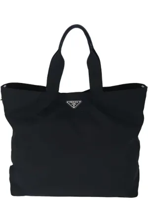 Prada Pre-owned, Dames, Zwart, ONE Size, Nylon, Pre-owned Nylon prada-bags