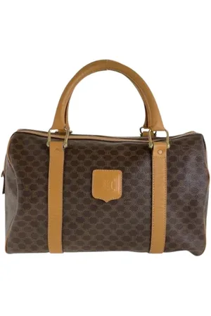 Céline Pre-owned, Dames, Bruin, ONE Size, Leer, Tweedehands Canvas handtassen