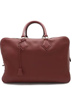 Hermès Pre-owned, Dames, Bruin, ONE Size, Leer, Pre-owned Leather travel-bags
