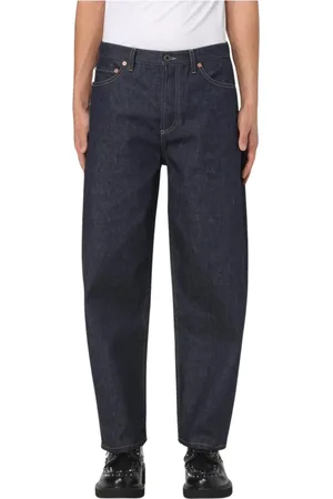 VALENTINO Jeans, Heren, Blauw, W34, Katoen, Klassieke Blauwe Jeans