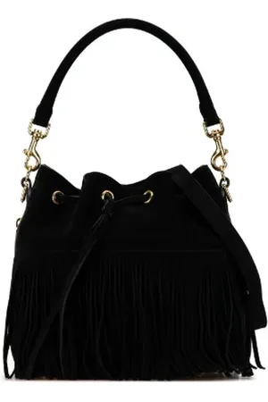 Saint Laurent Pre-owned, Dames, Zwart, ONE Size, Leer, Tweedehands leren handtassen