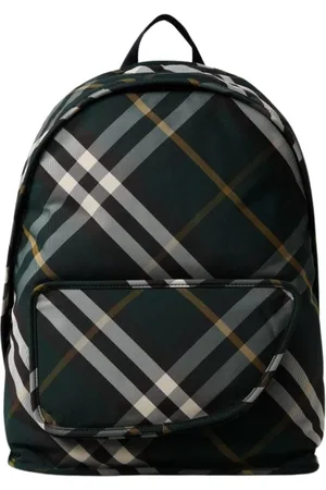 Burberry Tassen, Heren, Veelkleurig, ONE Size, Nylon, Stijlvolle Ivoor Rugzak