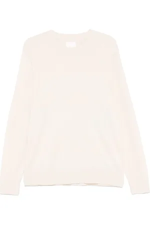 Givenchy Truien, Heren, Wit, M, Katoen, Midnight Blue Sweater met 4G Motif