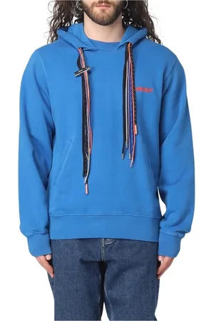 AMBUSH Sweatshirts & Hoodies, Heren, Blauw, M, Katoen, Grijze Trekkoord Hoodie