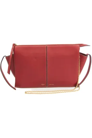 Céline Pre-owned, Dames, Rood, ONE Size, Leer, Pre-owned Leather celine-bags