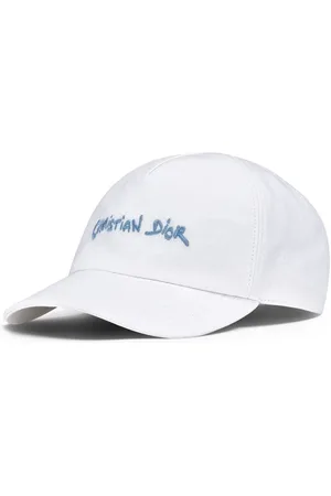 Dior Accessoires, Heren, Wit, M, Katoen, Witte Signature Cap Accessoires