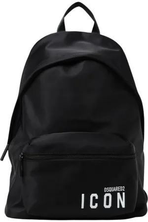 Dsquared2 Tassen, Heren, Zwart, ONE Size, Nylon, Moderne Nylon Rugzak