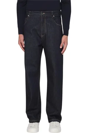 Fendi Jeans, Heren, Blauw, W32, Denim, Klassieke Straight Leg Jeans