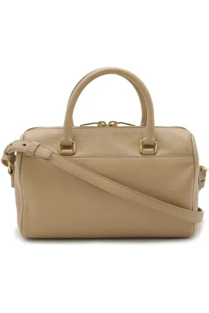 Saint Laurent Pre-owned, Dames, , ONE Size, Leer, Tweedehands leren handtassen