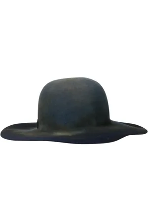 Borsalino Accessoires, Dames, Zwart, L, Groene Alessandria Hoed voor Vrouwen