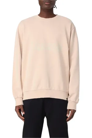 BARROW Sweatshirts & Hoodies, Heren, , M, Katoen, Relaxed Fit Sweatshirt Zand