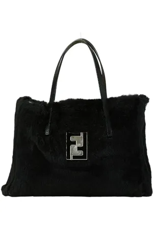 Fendi Pre-owned, Dames, Zwart, ONE Size, Leer, Pre-owned Plastic fendi-bags