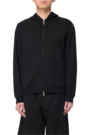 Brunello Cucinelli Sweatshirts & Hoodies, Heren, Zwart, S, Grijze Zip Up Hoodie Sweatshirt
