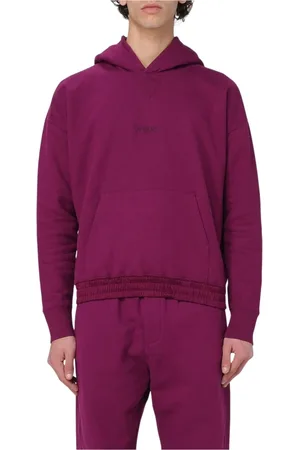 Saint Laurent Sweatshirts & Hoodies, Heren, Roze, M, Katoen, Luxe Blauwe Hoodie Sweater