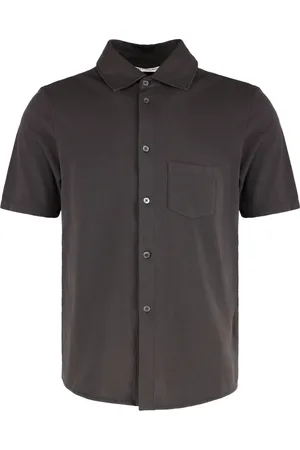 OUR LEGACY Overhemden, Heren, Bruin, L, Katoen, Katoenen Shirt met Zak