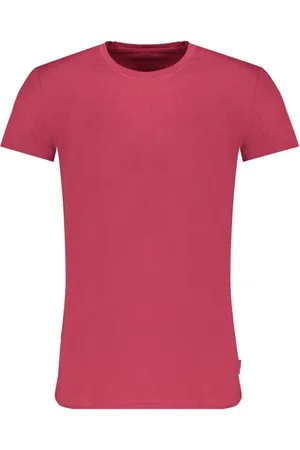 Gaudi Tops, Heren, Rood, M, Katoen, Rode Katoenen T-Shirt
