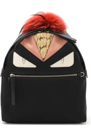 Fendi Pre-owned, Dames, Zwart, ONE Size, Nylon, Pre-owned Canvas backpacks