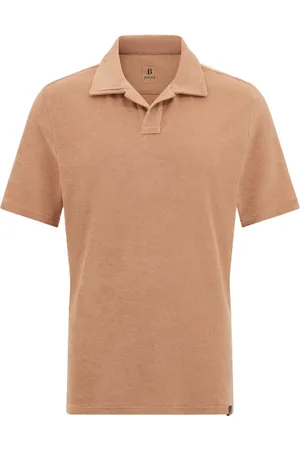 Boggi Milano Tops, Heren, Rood, L, Katoen, Katoen/Nylon Polo Shirt