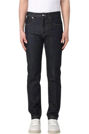Fendi Jeans, Heren, Blauw, W30, Indigo Straight Leg Jeans