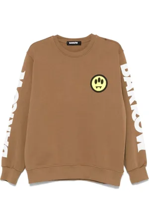BARROW Sweatshirts & Hoodies, Heren, Bruin, S, Stijlvolle Sweaters Collectie