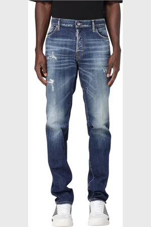 Dsquared2 Jeans, Heren, Blauw, XL, Katoen, Coole Distressed Skater Jeans