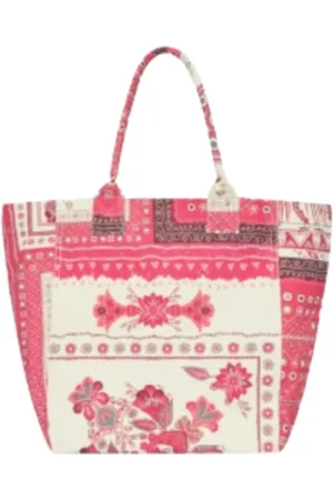 Isabel Marant Tassen, Dames, Roze, ONE Size, Katoen, Bohemian Chic Small Yenky Shopper