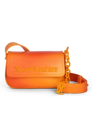 Juicy Couture Tassen, Dames, Oranje, ONE Size, Leer, Jasmijn Schaduwklep Tas PU Oranje Schaduw