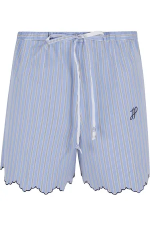 Patou Korte broeken, Dames, Blauw, S, Katoen, Blauwe Bermuda Shorts Dameskleding