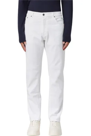 Dondup Jeans, Heren, Wit, W33, Katoen, Klassieke beige jeans voor heren