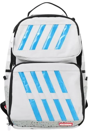 Sprayground Tassen, Heren, Veelkleurig, ONE Size, Gestreepte Multicompartiment Rugzak