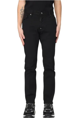 Dsquared2 Jeans, Heren, Zwart, XL, Coole Skater Slim Fit Jeans