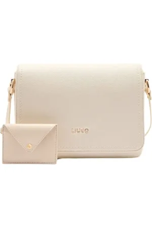 Liu Jo Tassen, Dames, Geel, ONE Size, Leer, Messenger tas met etui