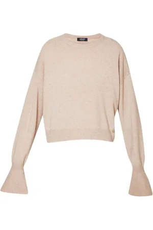 Liu Jo Truien, Dames, Roze, S, Wol, Gezellige hoodies voor vrouwen