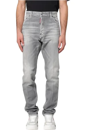 Dsquared2 Jeans, Heren, Grijs, S, Cool Guy Distressed Jeans