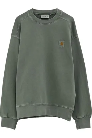 Carhartt Sweatshirts & Hoodies, Heren, Groen, M, Katoen, Ballon Fit Sweatshirt in Katoen Jersey