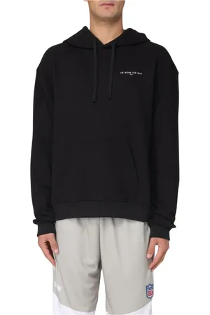 Ih Nom Uh Nit Sweatshirts & Hoodies, Heren, Zwart, M, Katoen, Zwarte Oversized Hoodie Relaxte Pasvorm