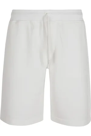 C.P. Company Korte broeken, Heren, Wit, S, Katoen, Witte Bermuda Shorts voor Mannen