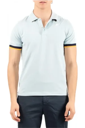 K-Way Tops, Heren, Blauw, 2Xl, Stijlvolle Polo Jas voor Mannen