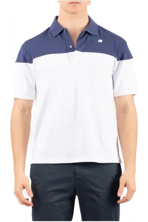 K-Way Tops, Heren, Wit, XL, Stijlvolle Polo Jas voor Mannen