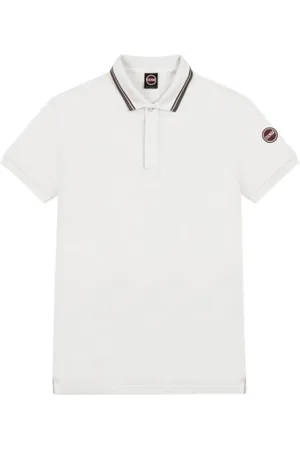Colmar Tops, Heren, Wit, S, Katoen, Katoenen polo met korte mouwen