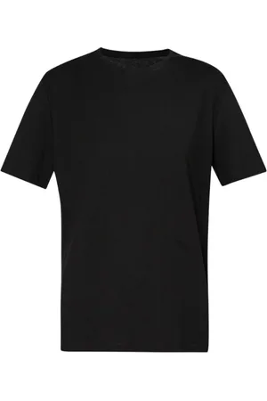 Liu Jo Tops, Dames, Zwart, M, Katoen, Zwarte Katoenen Crew Neck T-Shirt