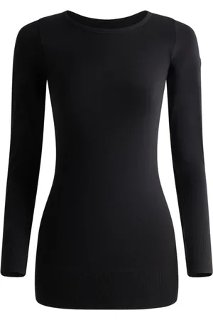 Fusalp Tops, Dames, Zwart, M/L, Kasjmier, Troop Col Rond Thermische Laag