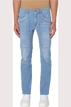 Jeckerson Jeans, Heren, Blauw, W38, Denim, Klassieke Denim Straight Fit Jeans