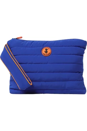 save the duck Tassen, Heren, Blauw, ONE Size, Nylon, Gewatteerde Clutch met Polsband