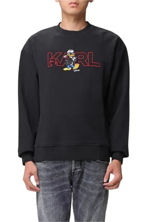 Karl Lagerfeld Sweatshirts & Hoodies, Heren, Zwart, S, Sweatshirts & Hoodies