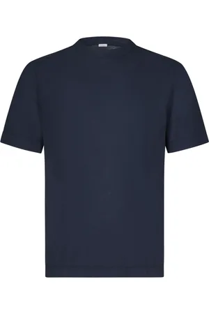 Malo Tops, Heren, Blauw, XL, Katoen, Blauw Crewneck T-shirt Casual Stijl